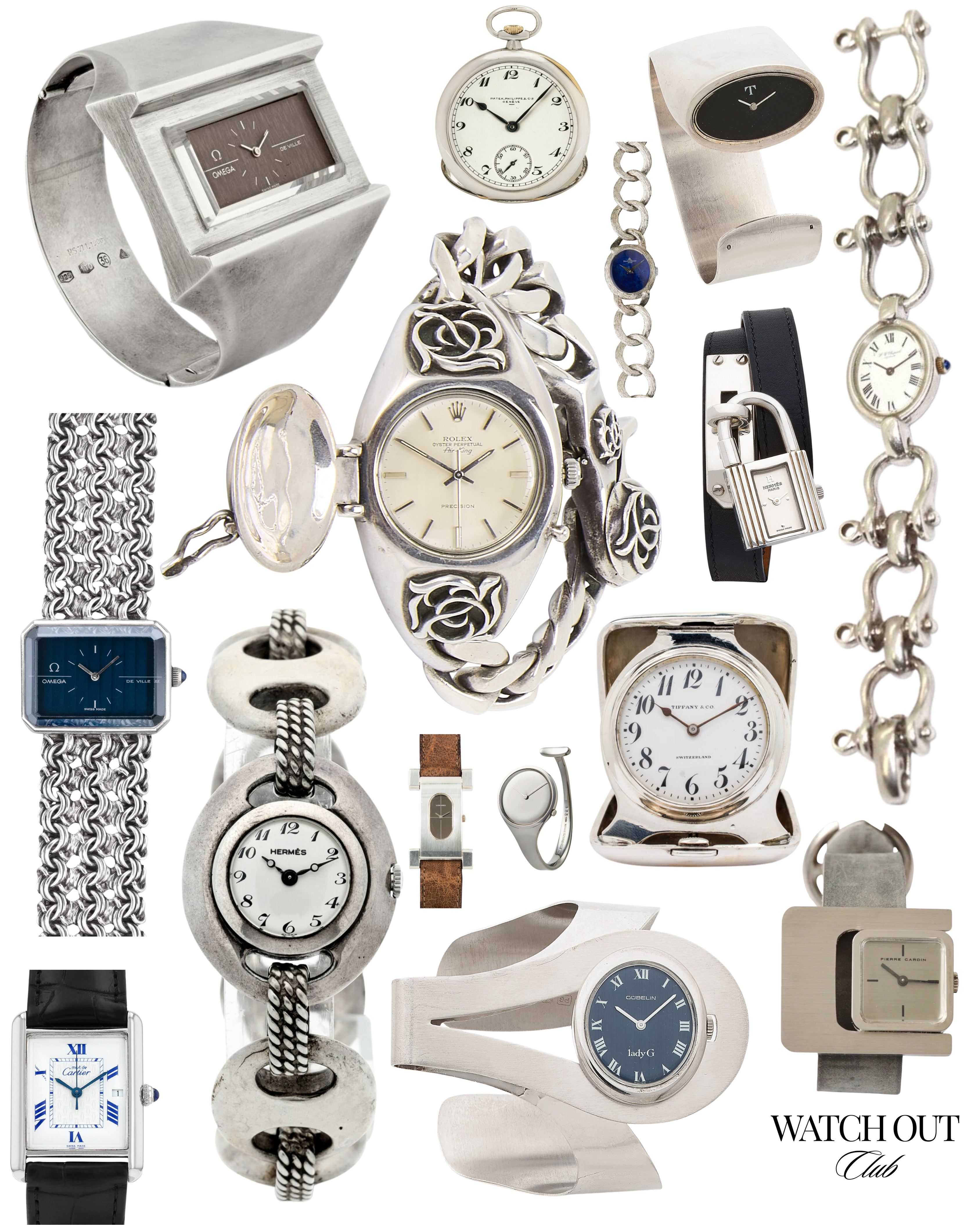 MOODBOARD - SILVER WATCHES