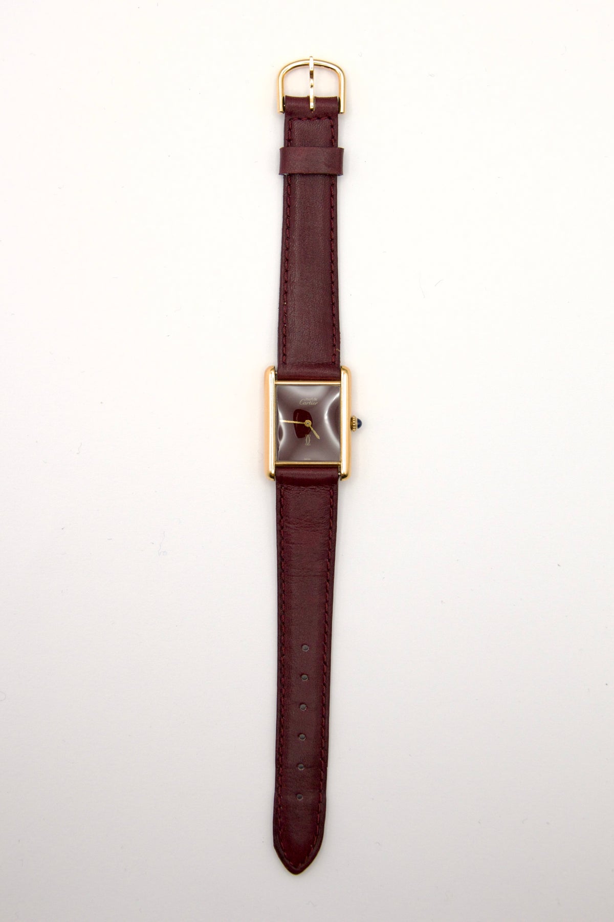 Cartier - Tank Must Burgundy
