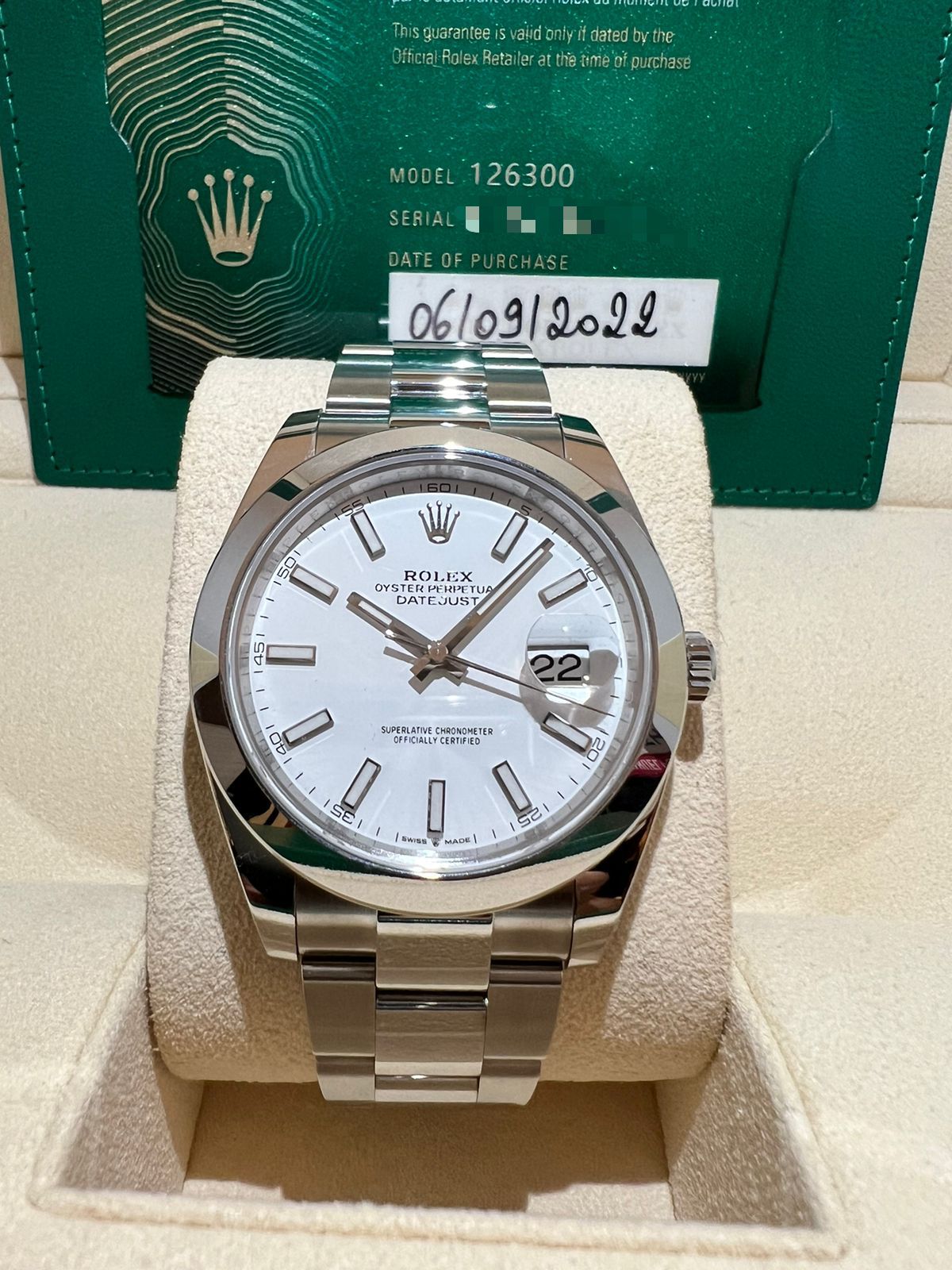 ROLEX DATEJUST 41 REF. 126300