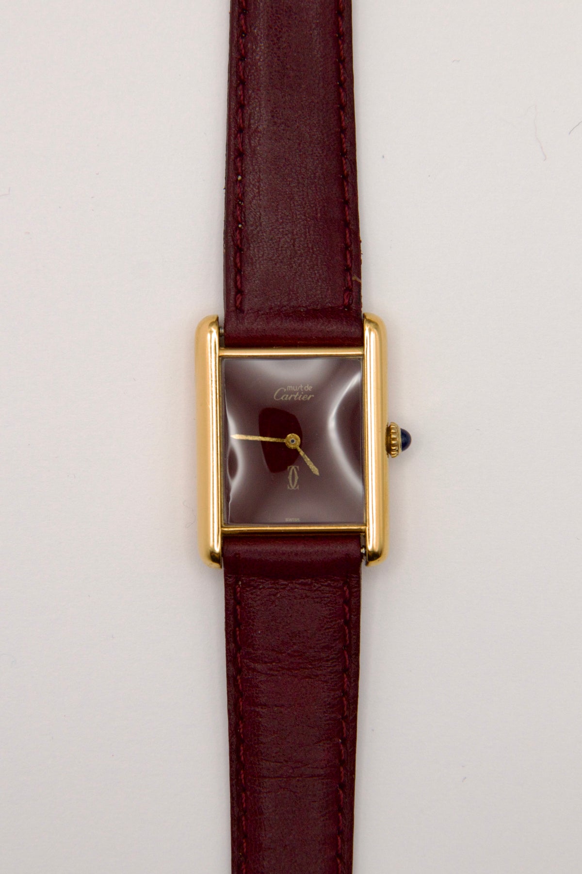 Cartier - Tank Must Burgundy