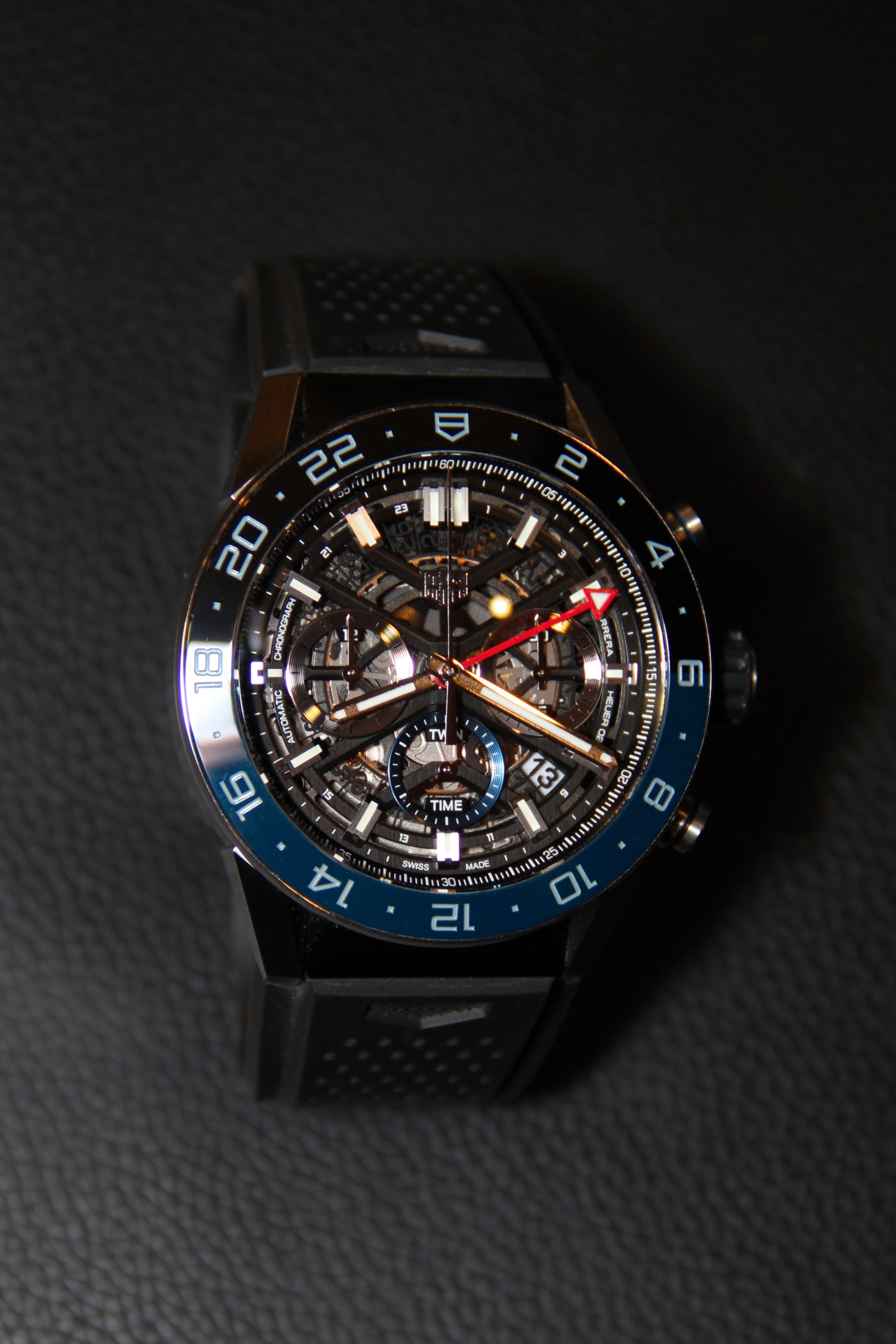 Tag Heuer - Carrera Chronograph GMT - Ref. CBG2A1Z