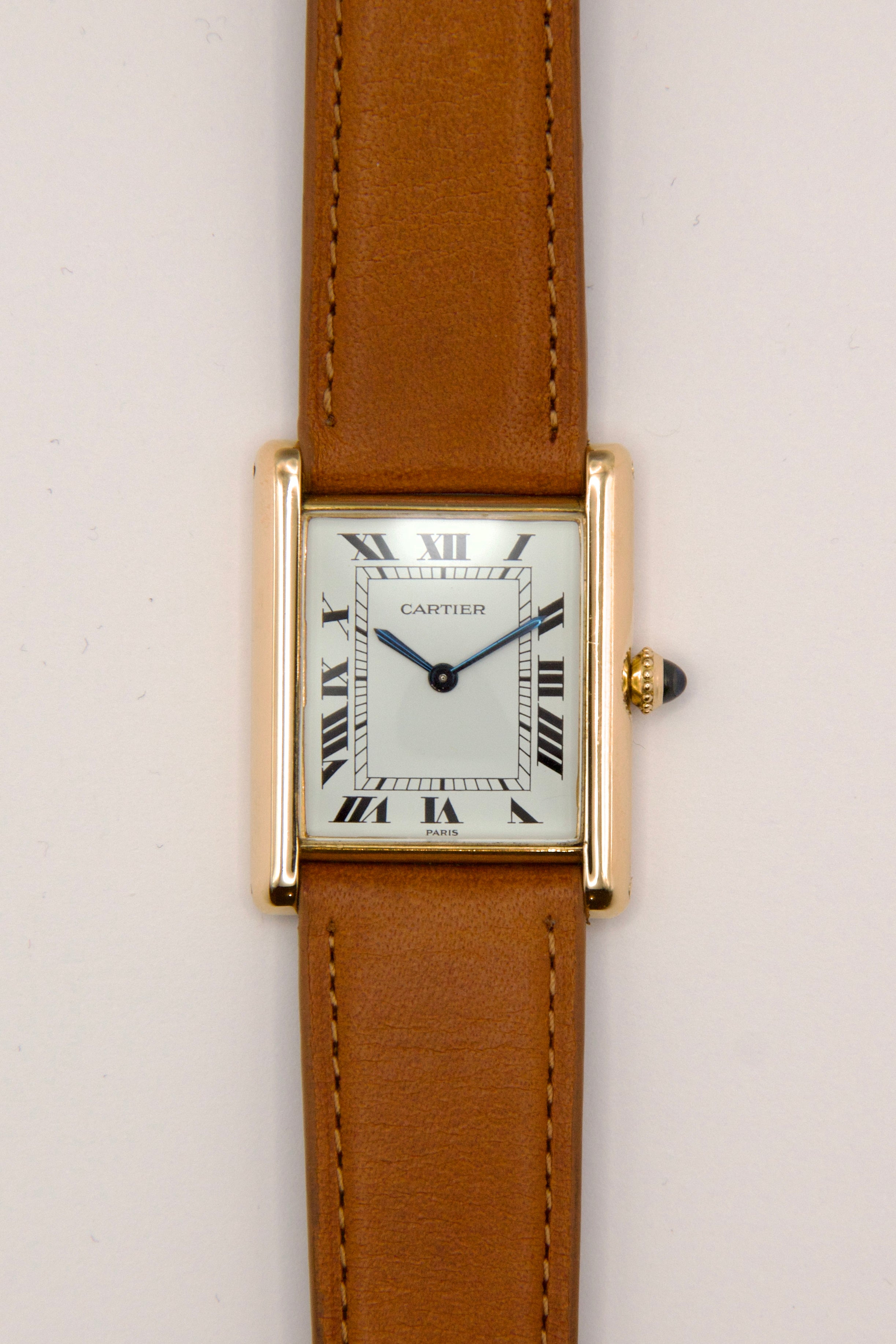 Cartier - Tank Louis Cartier, cadran signé Paris - Ref. 96019